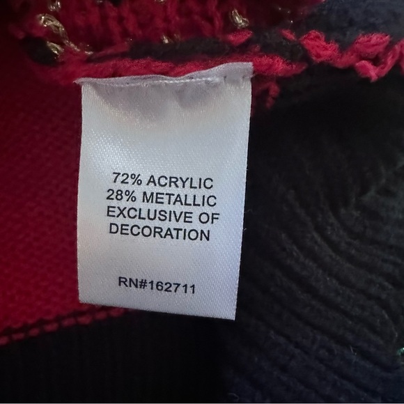 99 Jane Street Women Medium OH SNAP Gingerbread Man Ugly Christmas Sweater Vest - Picture 4 of 12